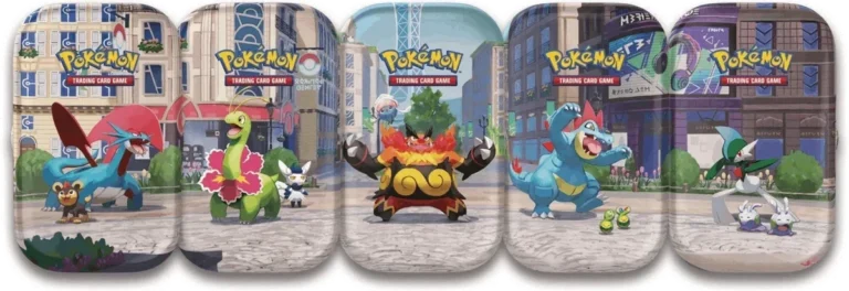 Pokémon TCG: Lumiose City Espositore di Mini scatola in metallo (10)