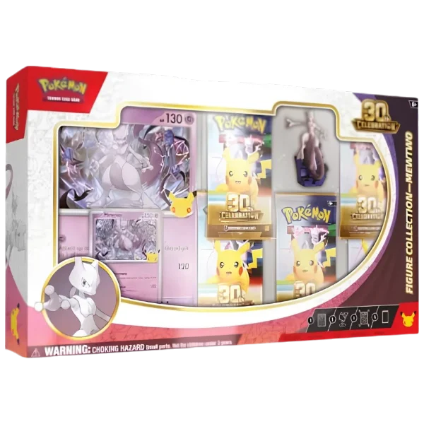 Pokémon TCG: 30th Celebration: Mewtwo Collezione con statuetta