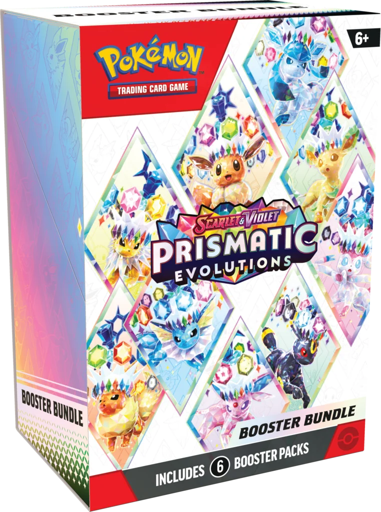 Pokémon TCG: Scarlet & Violet - Prismatic Evolutions - 6 Busta di espansione Confezione