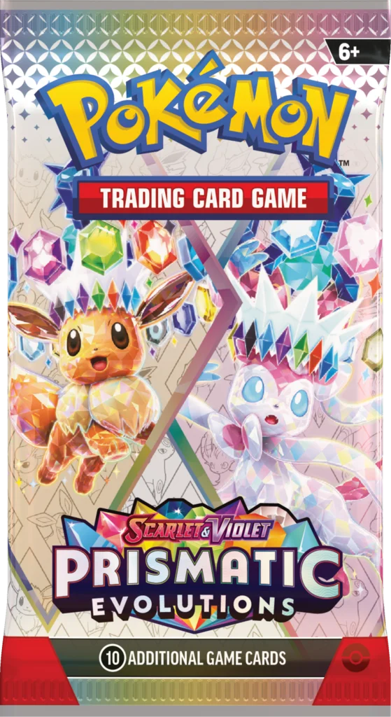 Pokémon TCG: Scarlet & Violet - Prismatic Evolutions - 6 Busta di espansione Confezione