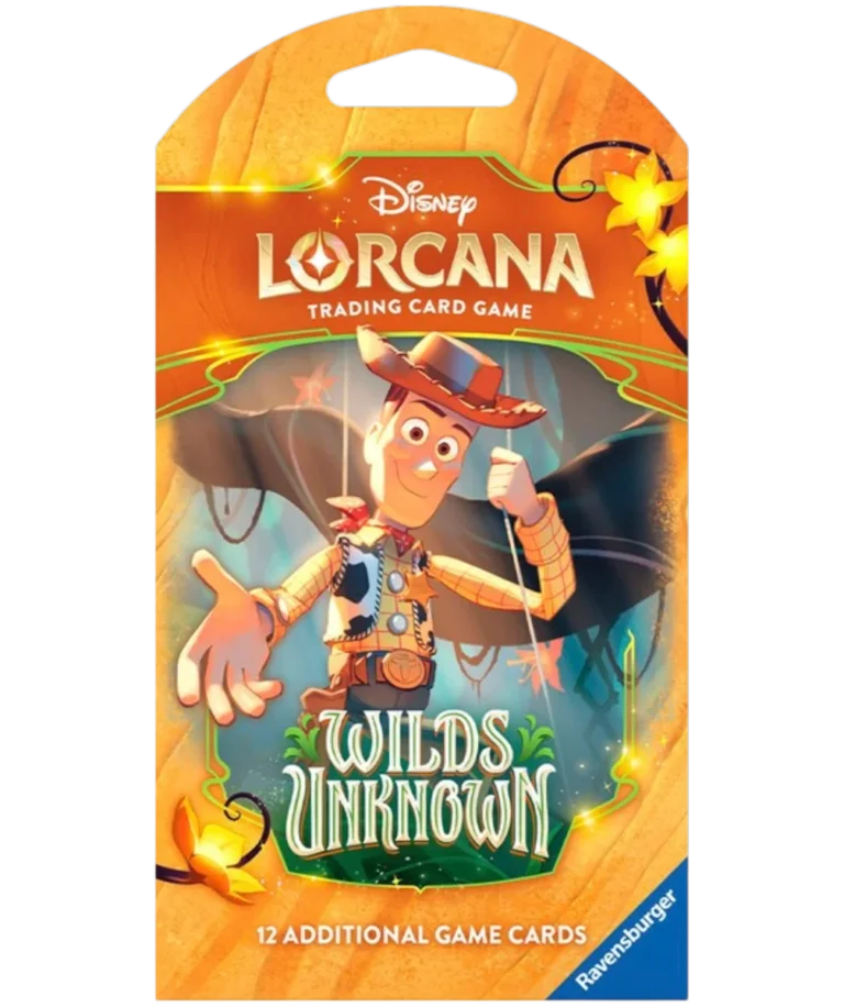 Disney Lorcana Wilds Unknown - Busta con confezione protettiva